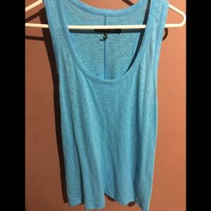 Rag & bone racer back tank in blue